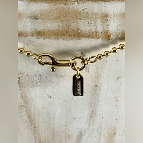 NWOT🌟COACH Koi Fish Pendant Necklace VERY RARE Coral - Picture 10 of 11